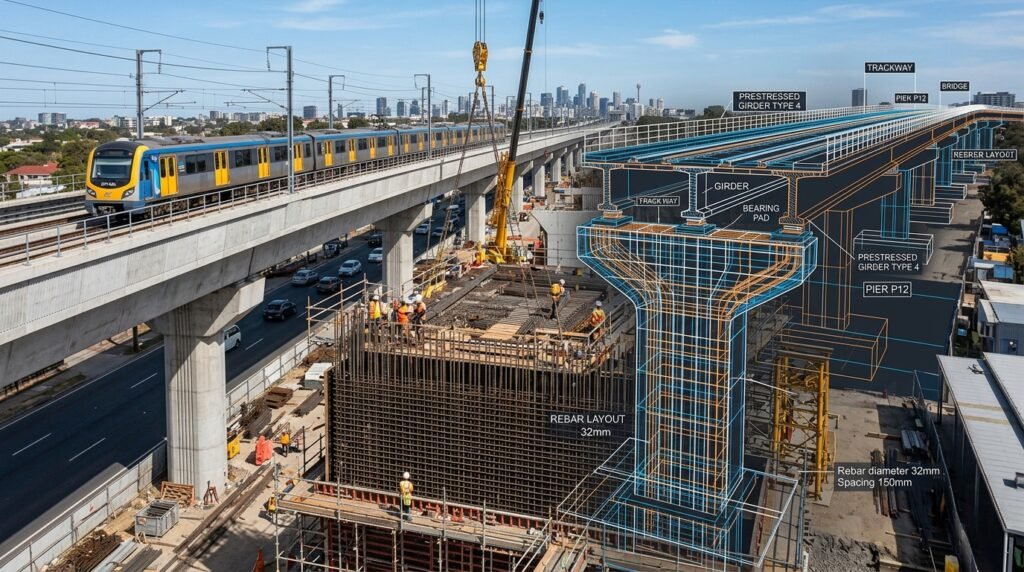 Regional Transit Elevated Metro Viaduct & Interchange
